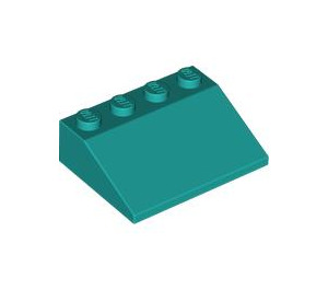 LEGO Turquoise foncé Pente 3 x 4 (25°) (3016 / 3297)