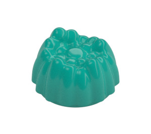 LEGO Donker turquoise Klein Haar met Spiky Tufts (68212)