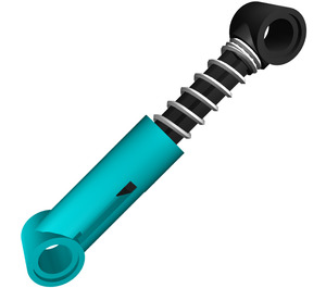 LEGO Dark Turquoise Small Shock Absorber with Undetermined Spring