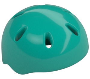 LEGO Turquoise Foncé Des sports Casque avec Vent des trous (46303)