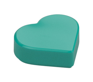 LEGO Dark Turquoise Tile 1 x 1 Heart (5529 / 39739)