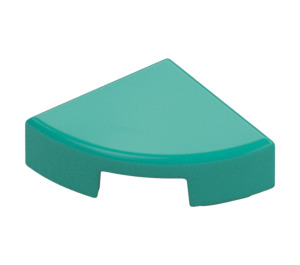 LEGO Dark Turquoise Tile 1 x 1 Quarter Circle (25269 / 84411)