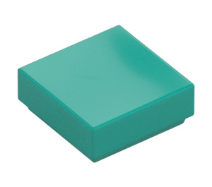 LEGO Dark Turquoise Tile 1 x 1 with Groove (3070 / 30039)