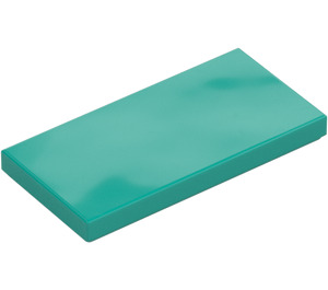 LEGO Dark Turquoise Tile 2 x 4 (87079)