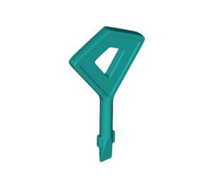 LEGO Donker Turquoise Tegel Remover Sleutel (78169)