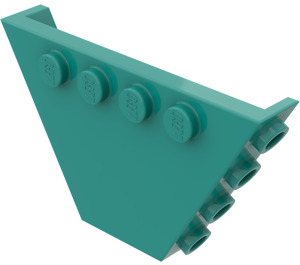 LEGO Dark Turquoise Trapezoid Tipper End 6 x 4 with Studs (30022)