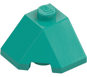 LEGO Dark Turquoise Wedge 2 x 2 (45°) Corner (13548)