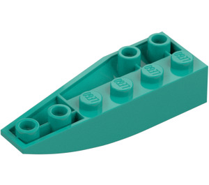 LEGO Donker turquoise Wig 2 x 6 Dubbele Omgekeerd Rechts (41764)