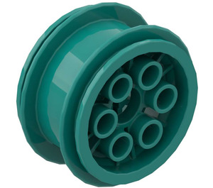 LEGO Donker Turquoise Wiel Rand Ø20 x 30 (6582)