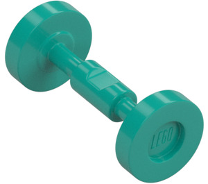 LEGO Donker turquoise Wielen voor Trolley / Skateboard (2496 / 88423)