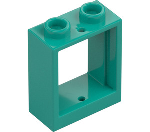 LEGO Dark Turquoise Window Frame 1 x 2 x 2 (60592 / 79128)