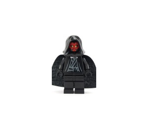 LEGO Darth Maul mit Schwarz Kapuze und Schwarz Umhang, Neck Clasp Minifigur