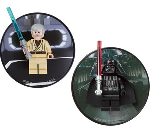 LEGO Darth Vader and Obi Wan Kenobi magnet set (5002823)
