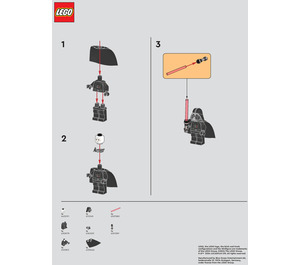 LEGO Darth Vader 912408-1 Instruktioner