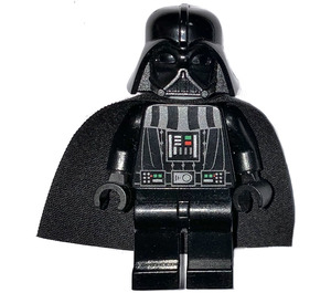 LEGO Darth Vader with Medium Stone Gray Head with Red Scars and Belt Minifigure