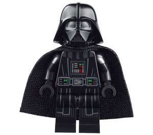 LEGO Darth Vader with White Head and Starched Cape with Printed Arms (Smile) Minifigure