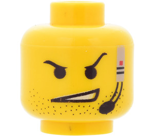 LEGO Dash Head (Safety Stud) (3626)