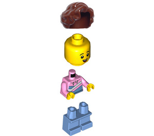 LEGO Daughter with Pink Sweater Minifigure