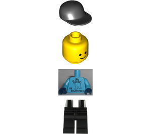 LEGO De Bouwsteen Legoworld Minifigur
