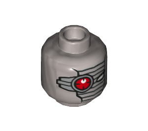 LEGO Deadshot Minifigure Head (Recessed Solid Stud) (3626 / 26156)