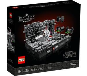 LEGO Death Star Trench Run Diorama Set 75329 Packaging