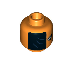 LEGO Deathstroke Minifigure Head (Recessed Solid Stud) (3626 / 21591)