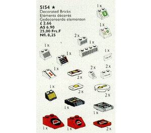 LEGO Decorated Elements Set 5154