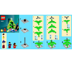 LEGO Decorating the Tree Set 40058 Instructions