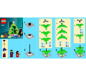 LEGO Decorating the Tree 40058 Byggeinstruksjoner