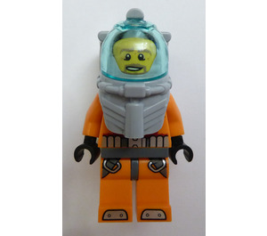 LEGO Deep Sea Diver jossa Oranssi Asu Minihahmo