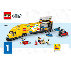 LEGO Delivery Truck Set 60440 Instructions