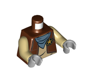 LEGO Deputron Minifig Torso (973 / 76382)