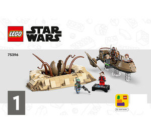 LEGO Desert Skiff & Sarlacc Pit 75396 Instructies