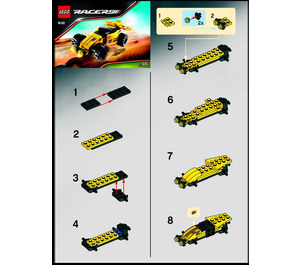 LEGO Desert Viper Set 8122 Instructions