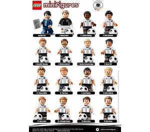 LEGO DFB Minifigure - Random Bag Set 71014-0 Instructions