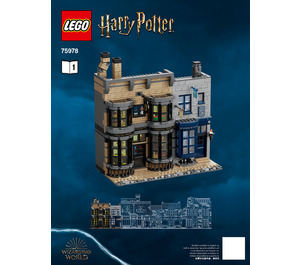 LEGO Diagon Alley 75978 Instrukce