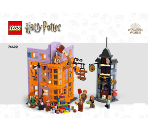 LEGO Diagon Alley: Weasleys' Wizard Wheezes Set 76422 Instructions