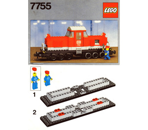 LEGO Diesel Heavy Shunting Locomotive 7755 Instructions