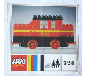 LEGO Diesel Locomotive 723-1 Instructions