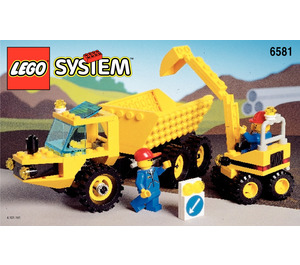 LEGO Dig 'N' Dump 6581 Instruktioner