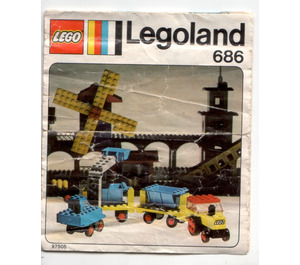 LEGO Digger en Tippers 686 Packaging