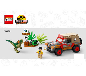 LEGO Dilophosaurus Ambush Set 76958 Instructions