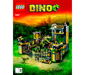 LEGO Dino Defense HQ Set 5887 Instructions