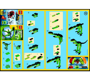 LEGO Dino Pod Set 4418 Instructions