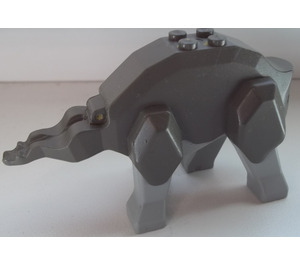 LEGO Dinosaurier Körper Triceratops mit Light Grau Beine