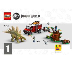 LEGO Dinosaur Missions: Stegosaurus Discovery Set 76965 Instructions