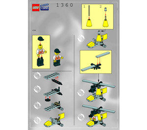 LEGO Director's Copter 1360 Instructions