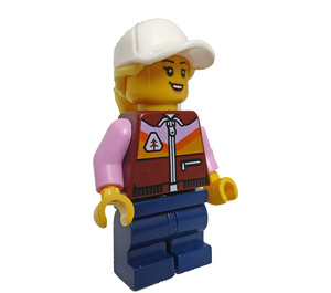 LEGO Dirt Bike Rider, Female (60387) Minifigur