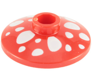 LEGO Dish 2 x 2 med Mushroom (4740 / 93051)