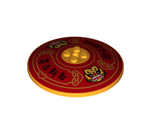 LEGO Dish 8 x 8 mit Asian Characters und Lion (3961 / 83768)